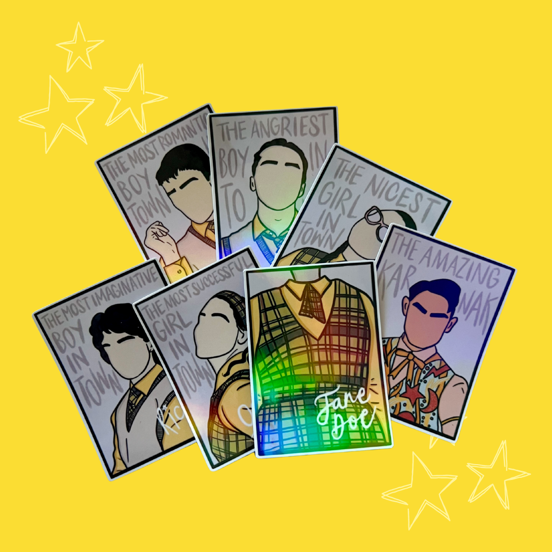Ride the Cyclone Inspired Holographic Vinyl Sticker