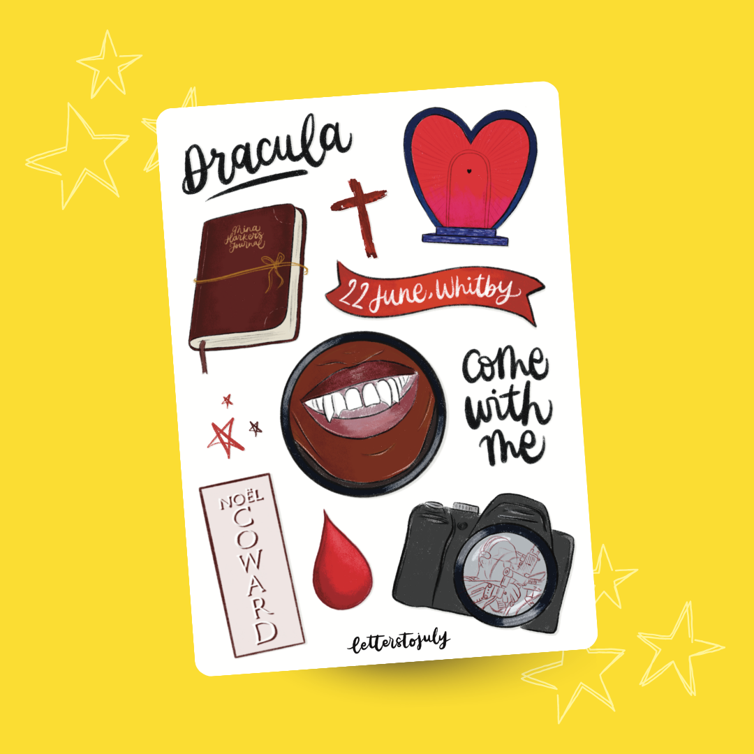 Dracula (A6 Sticker Sheet)