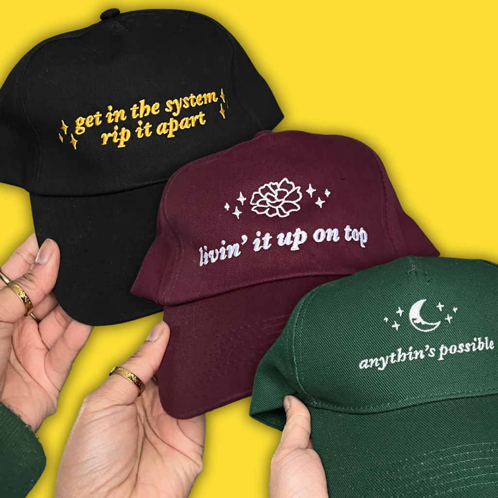 Hadestown Musical Inspired Panel Cap