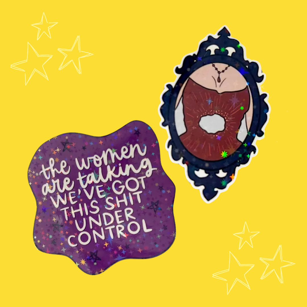 Death Becomes Her Inspired Holographic Vinyl Sticker