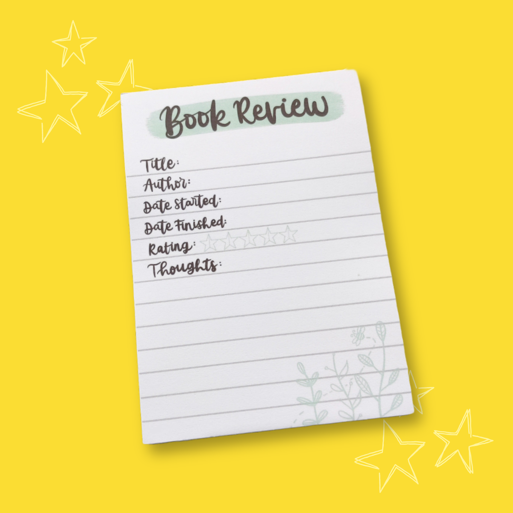 Book Review Notepad