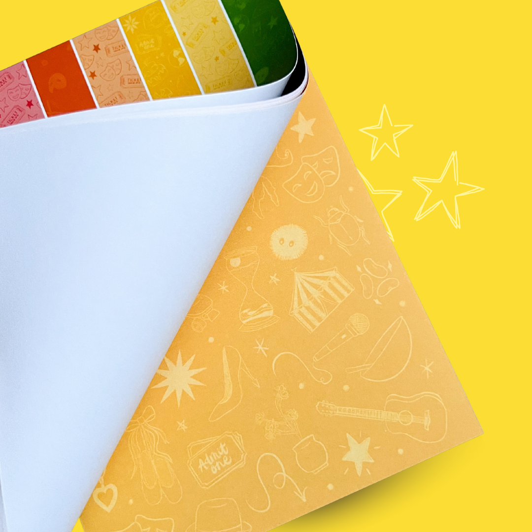 Scrapbook Patterned Paper Pad (Musical Theatre Inspired)