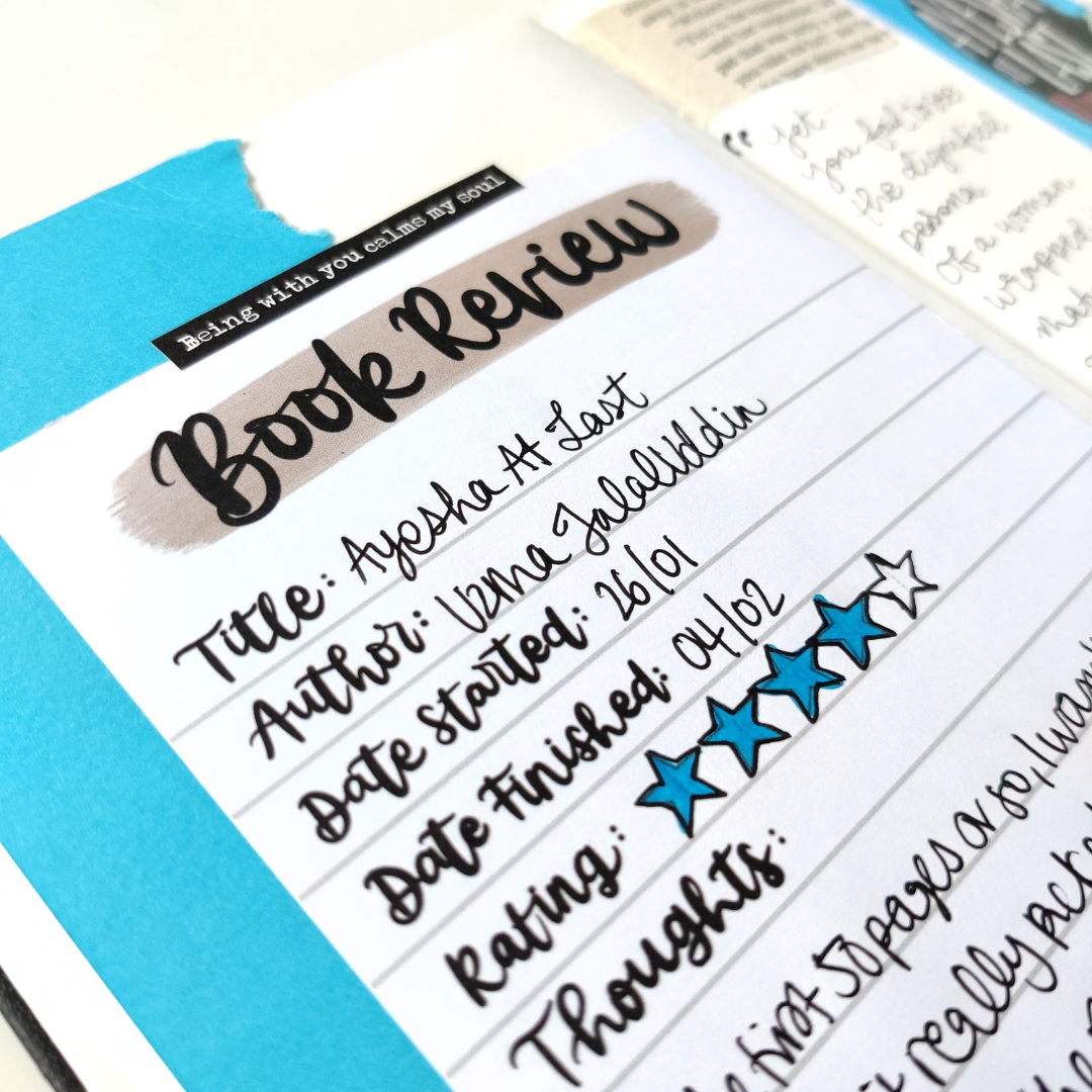Book Review Notepad