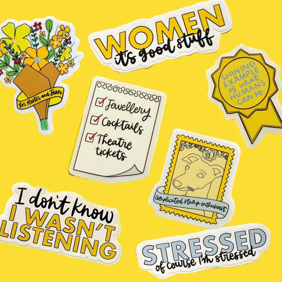 Operation Mincemeat Inspired Waterproof Vinyl Stickers (Multiple Designs)