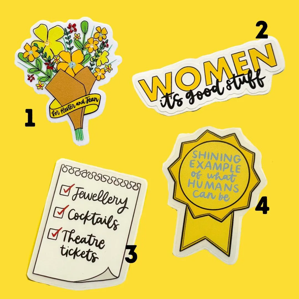 Operation Mincemeat Inspired Waterproof Vinyl Stickers (Multiple Designs)