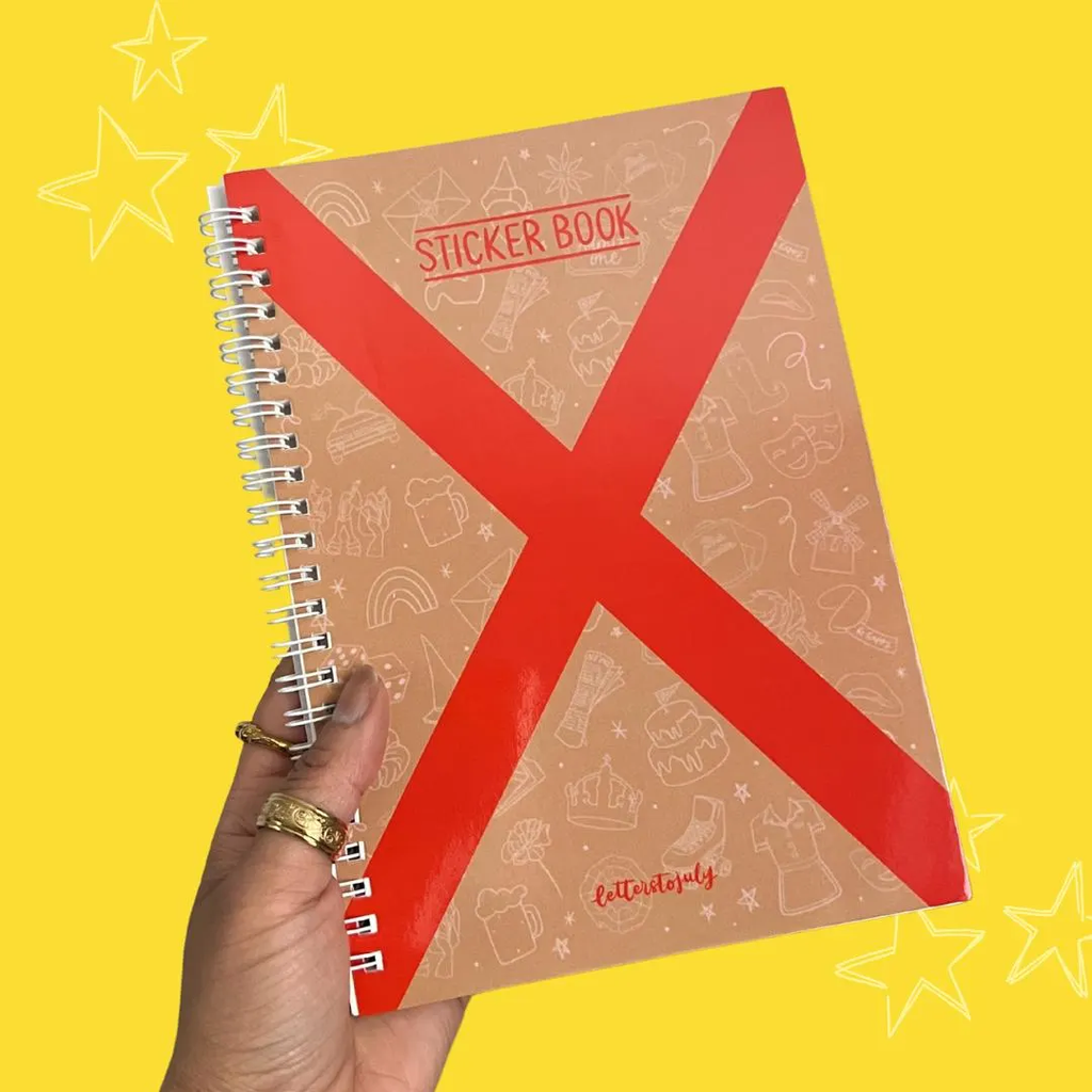 Operation Mincemeat Inspired Reusable Sticker Storage Book