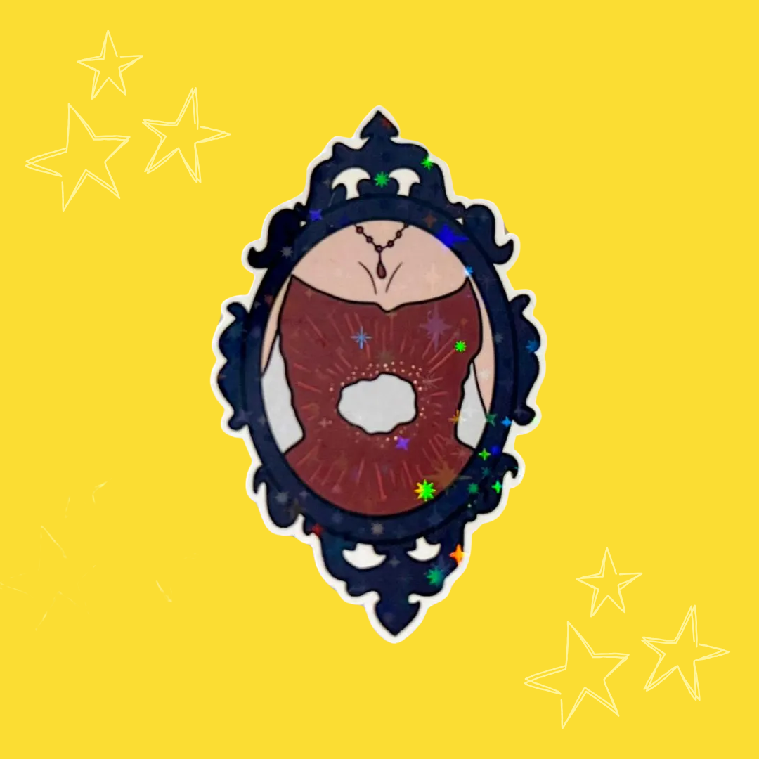 Death Becomes Her Inspired Holographic Vinyl Sticker