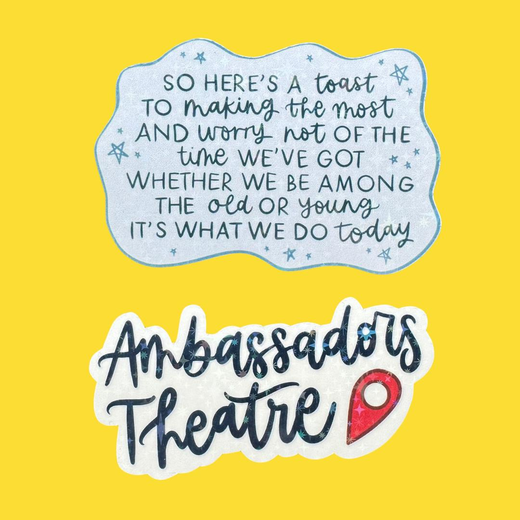 The Curious Case of Benjamin Button Inspired Holographic Vinyl Stickers (Multiple Designs)