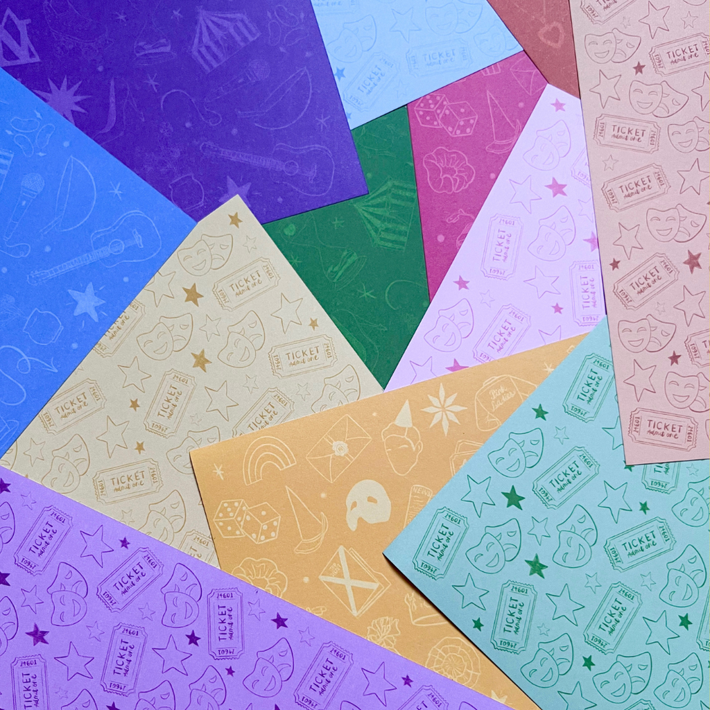 Scrapbook Patterned Paper Pad (Musical Theatre Inspired)