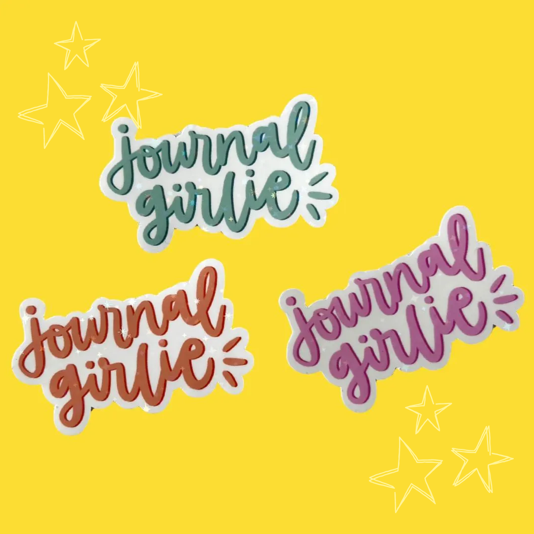 Journal, Scrapbook & Junk Journal Vinyl Holographic Stickers
