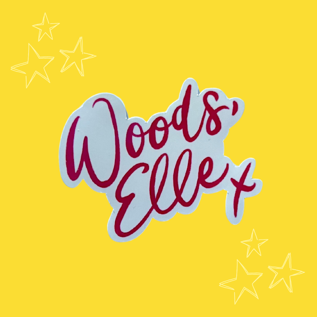 Legally Blonde Inspired Holographic Vinyl Sticker