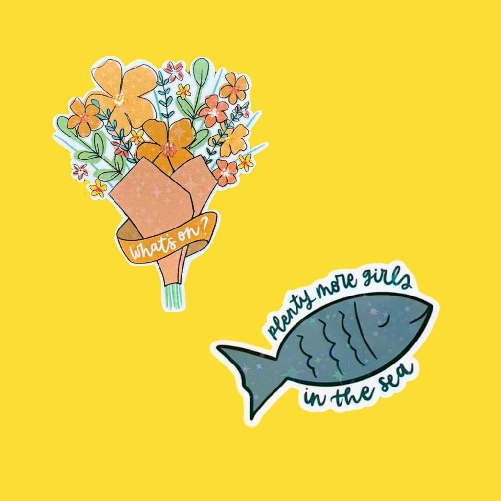 The Curious Case of Benjamin Button Inspired Holographic Vinyl Stickers (Multiple Designs)