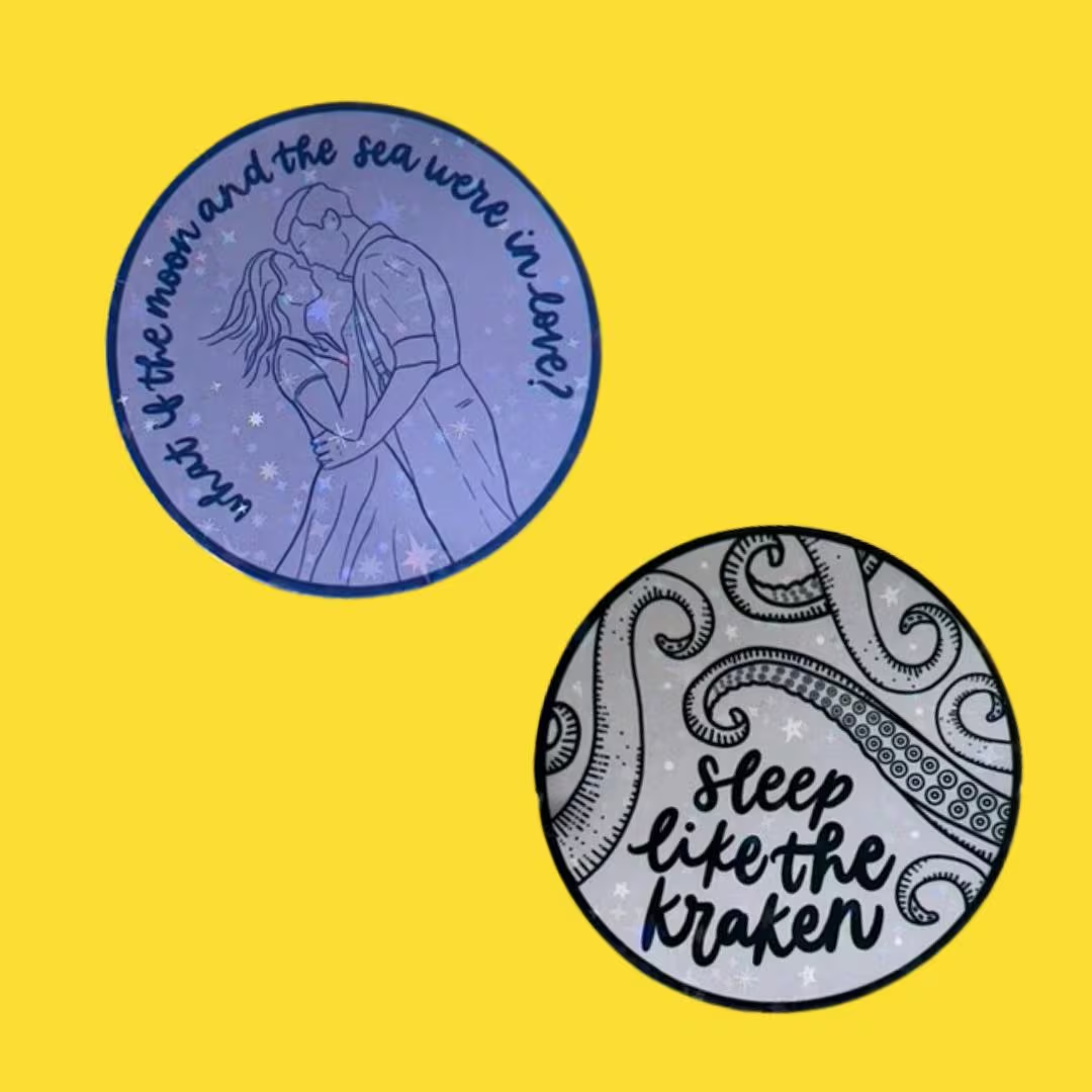 The Curious Case of Benjamin Button Inspired Holographic Vinyl Stickers (Multiple Designs)