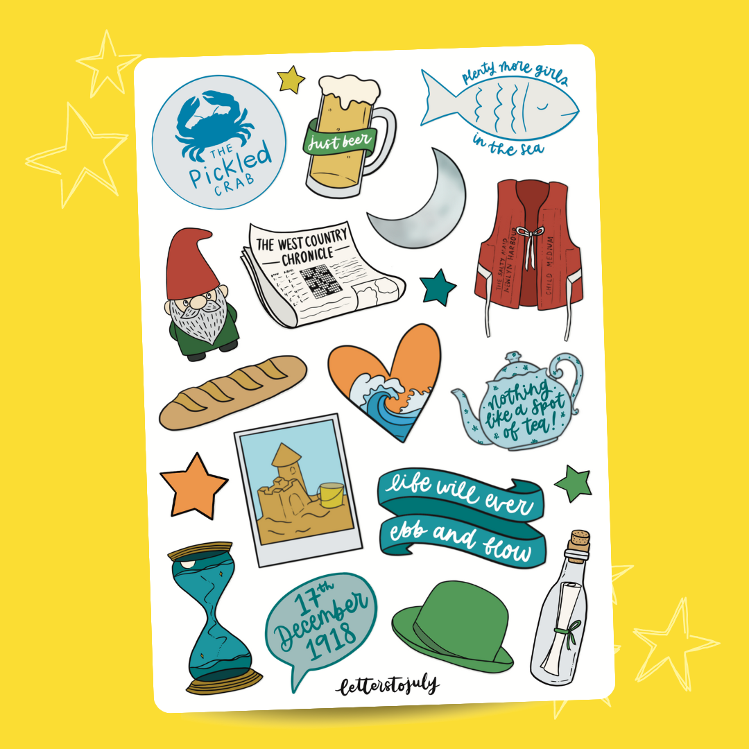 The Curious Case of Benjamin Button Musical (A5 Sticker Sheet)