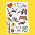 Back to the Future Musical (A5 Sticker Sheet)