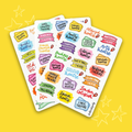 London Theatre Locations Stickers (A5 Sticker Sheets)