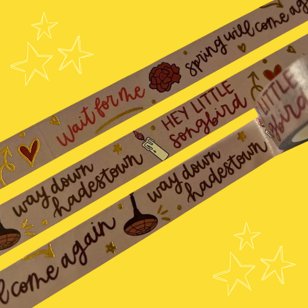 Hadestown Inspired Washi Tape
