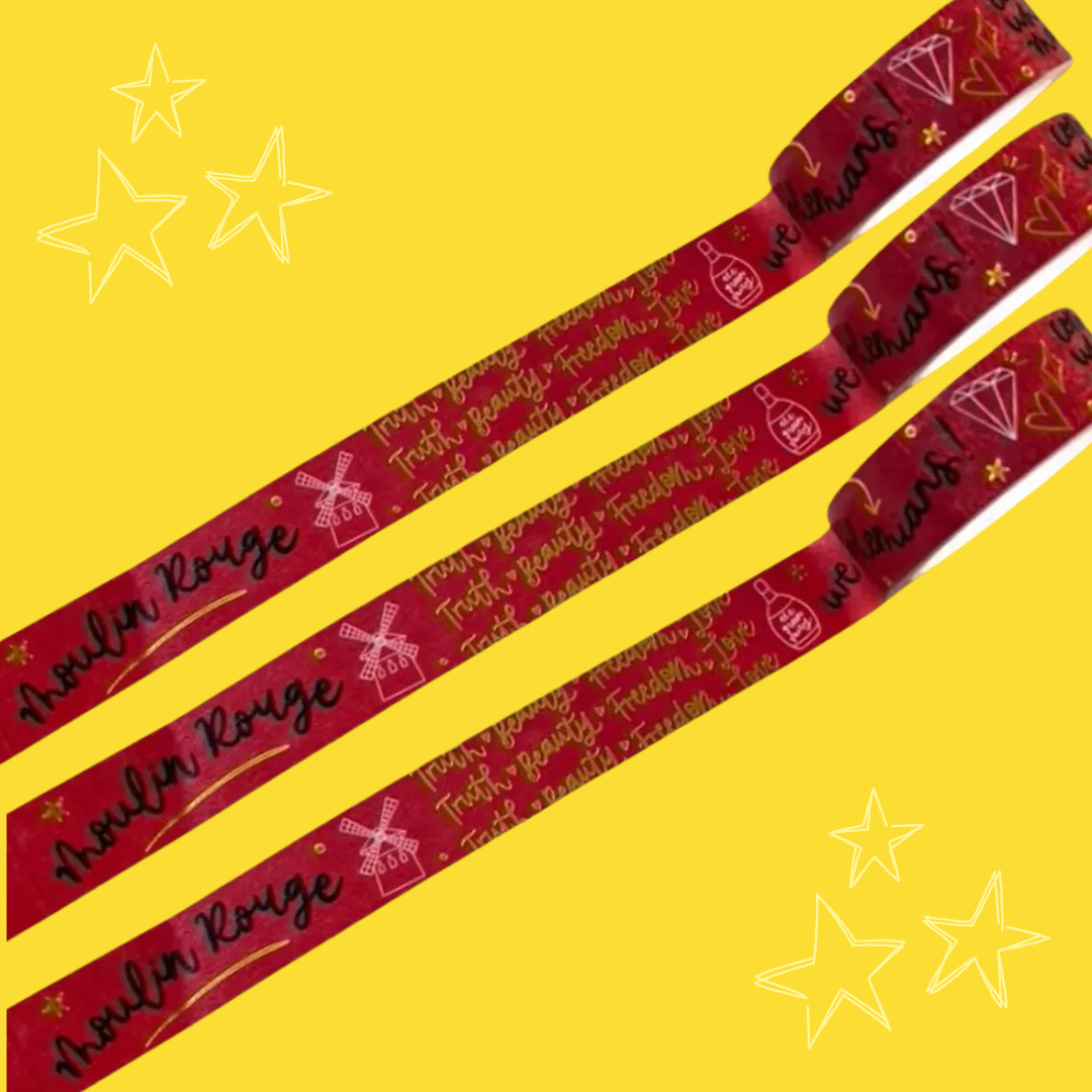 Moulin Rouge Inspired Washi Tape