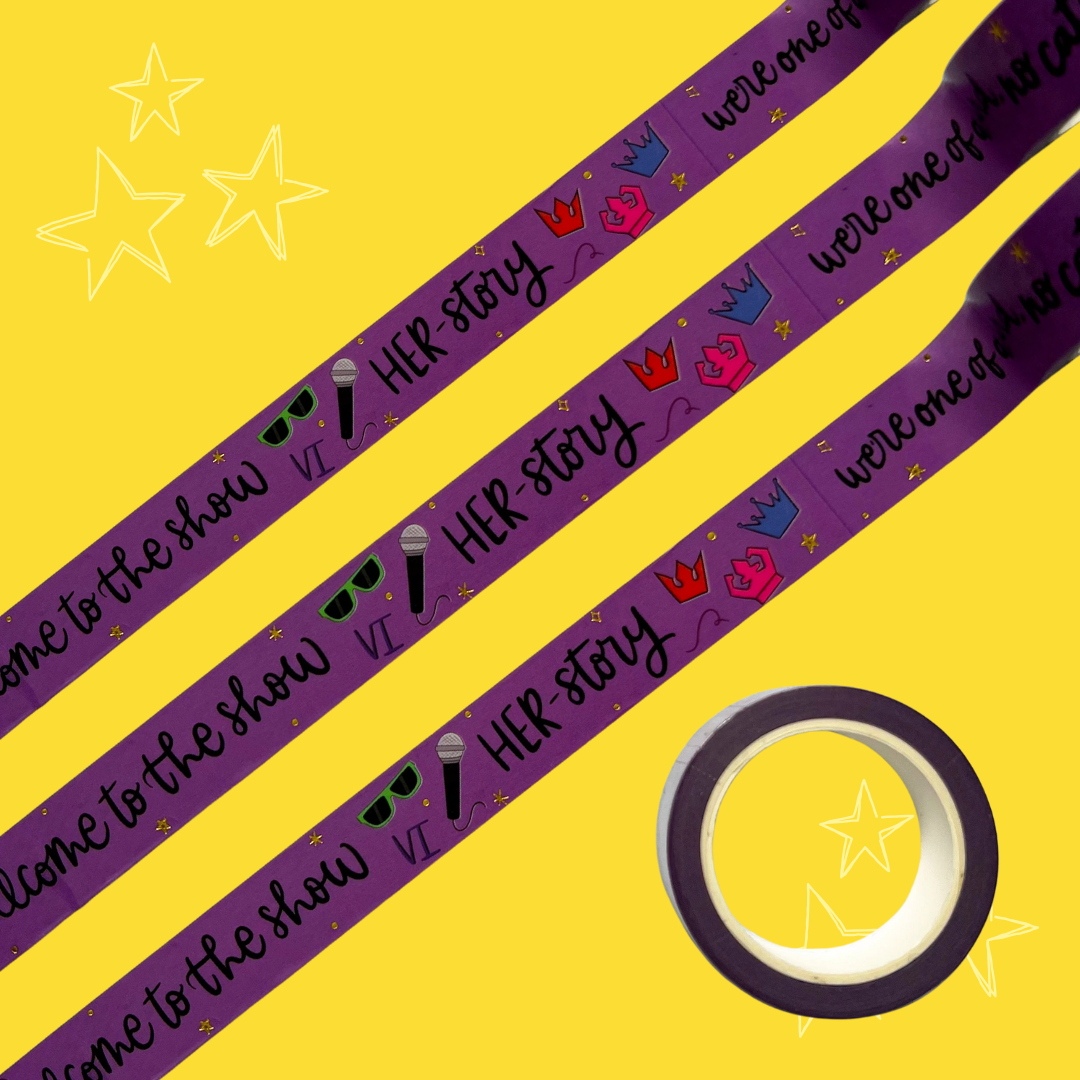 Six the Musical Inspired Washi Tape