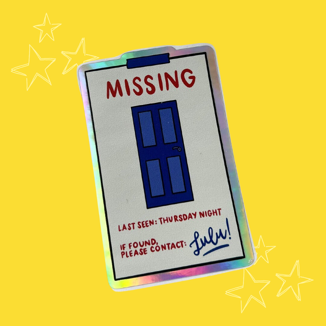 Babies the Musical Inspired Holographic Vinyl Sticker