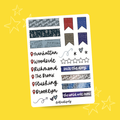 Newsies Musical - Page Decor (A6 Sticker Sheet)