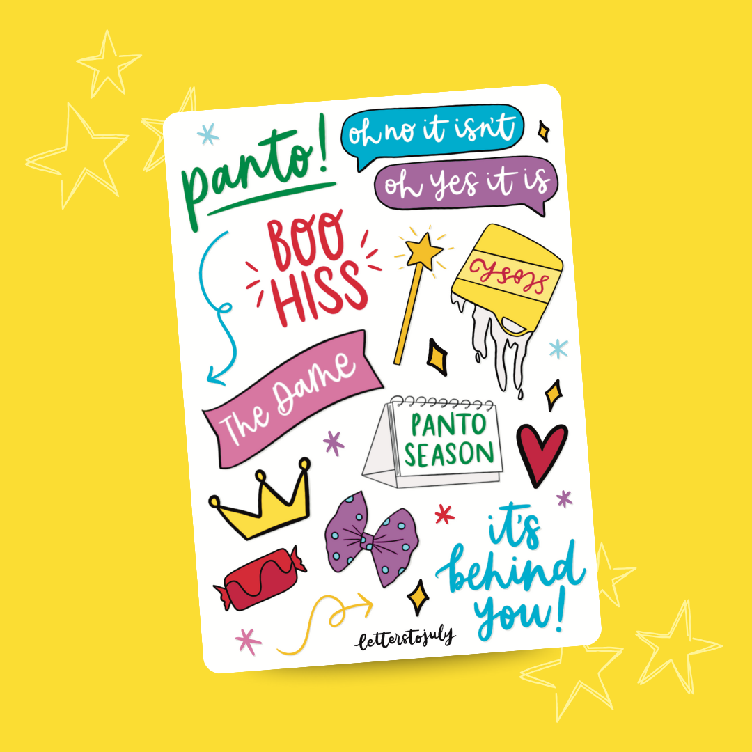 Pantomime (A6 Sticker Sheet)