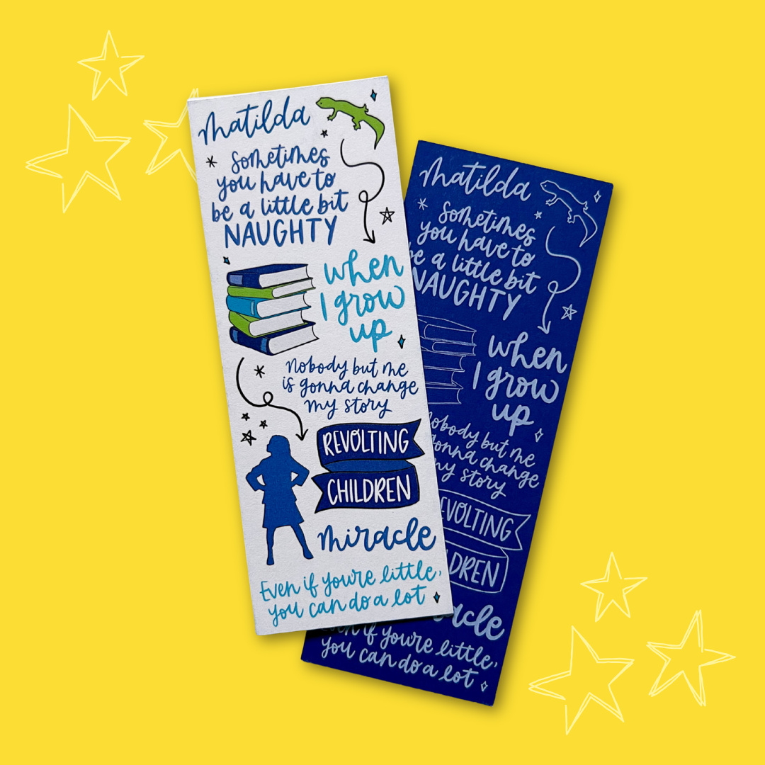 Matilda Musical Bookmark