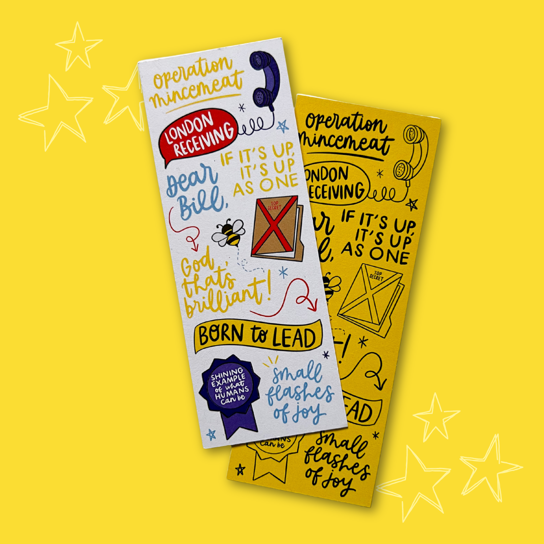 Operation Mincemeat Musical Bookmark