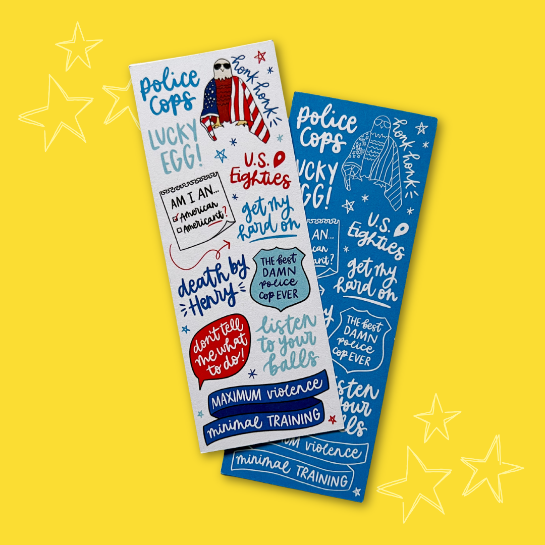 Police Cops Musical Bookmark