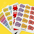 Theatre Journal Starter Sticker Bundle (A6 Sticker Sheets)