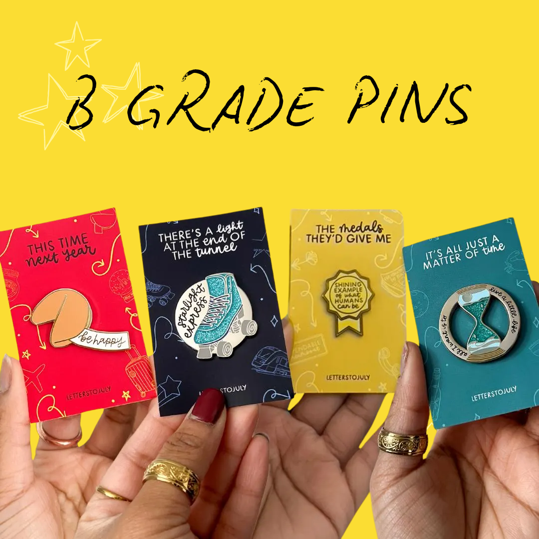 B Grade Enamel Pin (Musical Theatre Inspired, Various Designs)