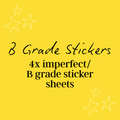 B Grade Sticker Sheets