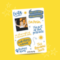 Evita Musical (A6 Sticker Sheet)
