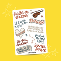 Fiddler on the Roof Musical (A6 Sticker Sheet)