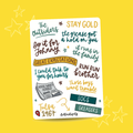 The Outsiders Musical (A6 Sticker Sheet)