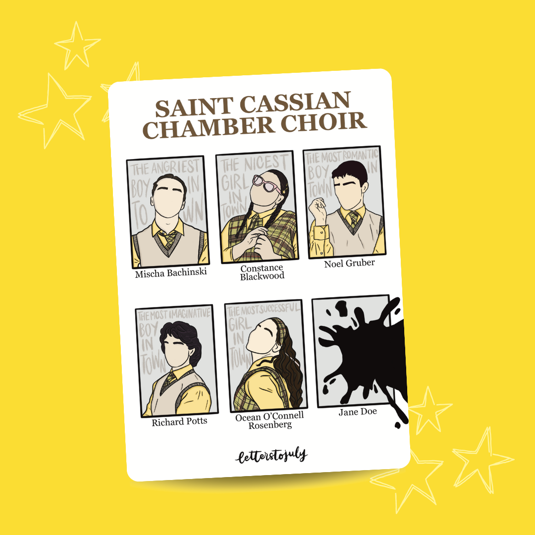 Ride the Cyclone Musical - Yearbook (A6 Sticker Sheet)