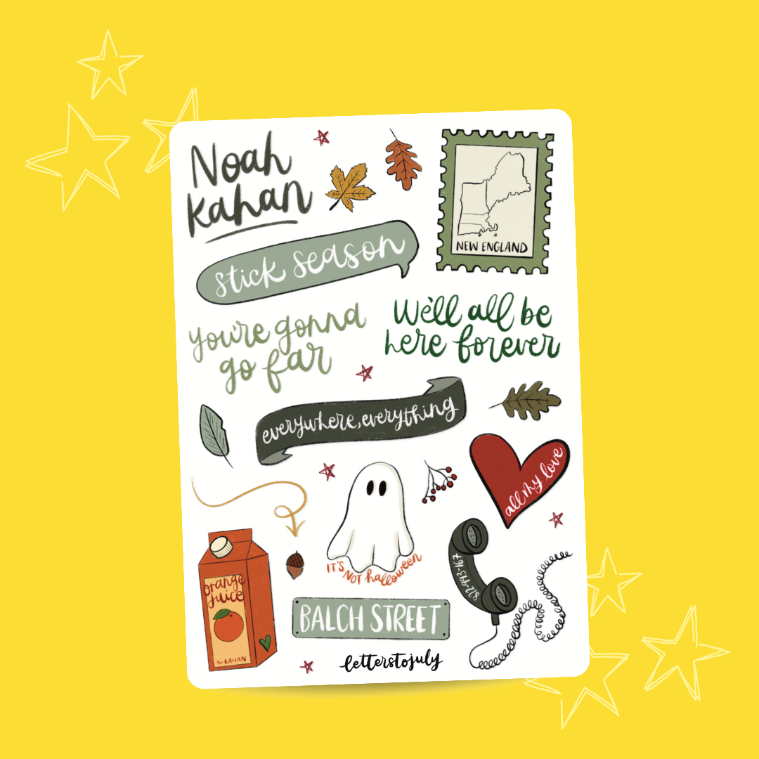 NK Album Inspired (A6 Sticker Sheet)