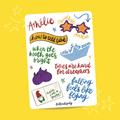 Amélie Musical (A6 Sticker Sheet)